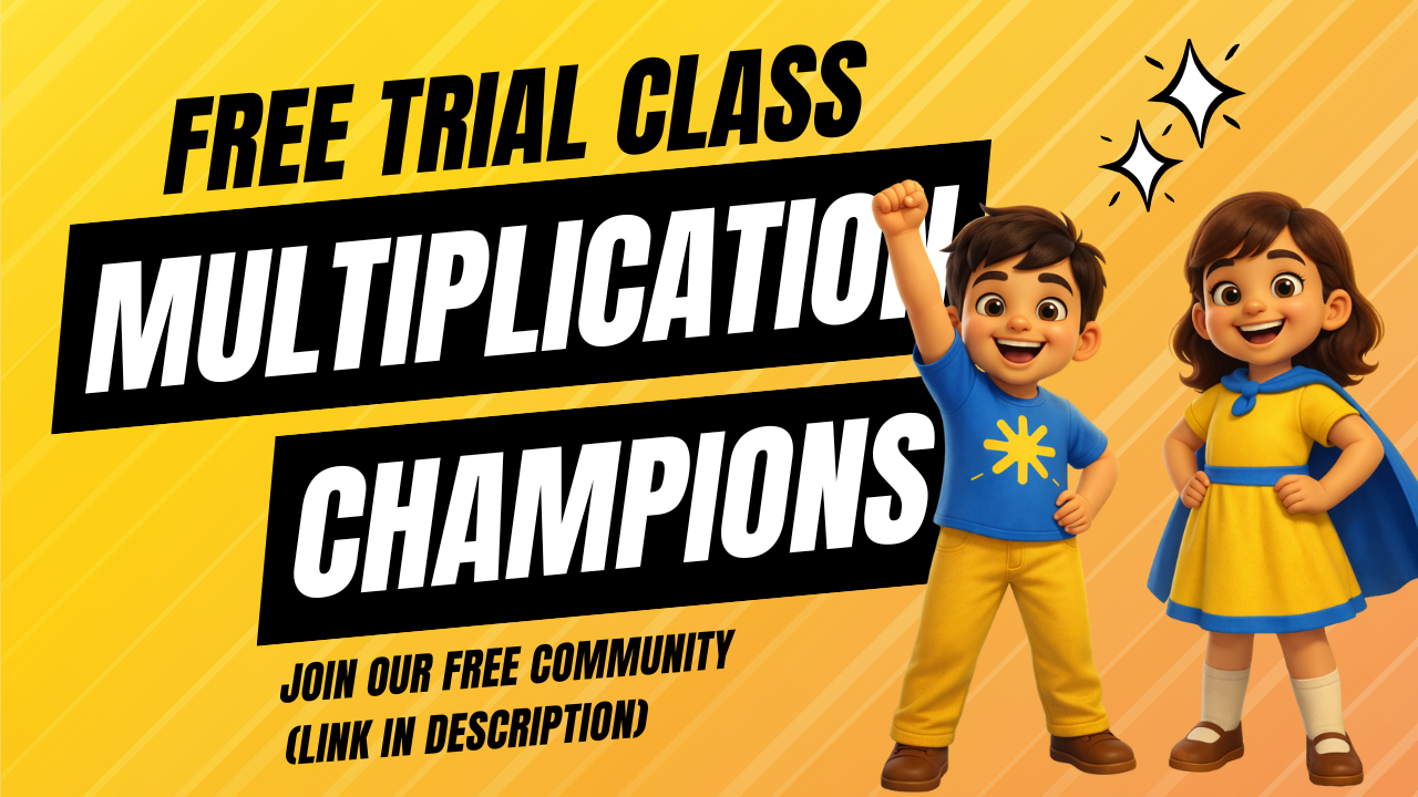 Free Course for Multiplication Champions and Vedic Maths